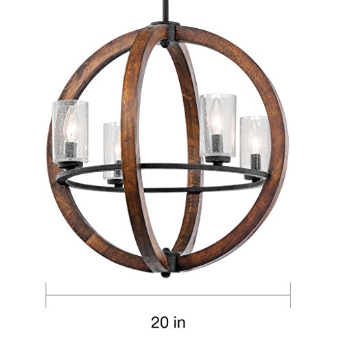 kichler-grand-bank-4-light-chandelier-auburn-stained-wood-and-distressed-black-m image 8