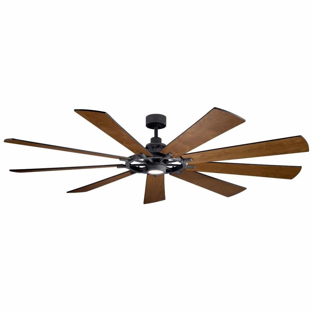 kichler-gentry-xl-300285dbk-85-inch-9-blade-led-ceiling-fan-with-light-distresse image 5