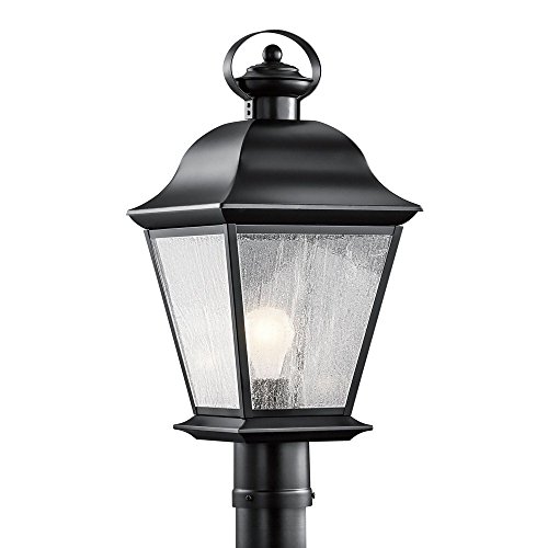 kichler-mount-vernon-outdoor-post-light-black-clear-seeded-glass-9-5-x-20-75-mod image 5