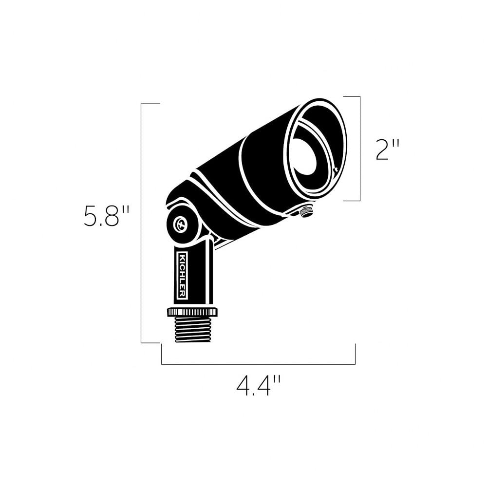 kichler-16017azt30-transitional-1-light-led-landscape-accent-textured-architectu image 2