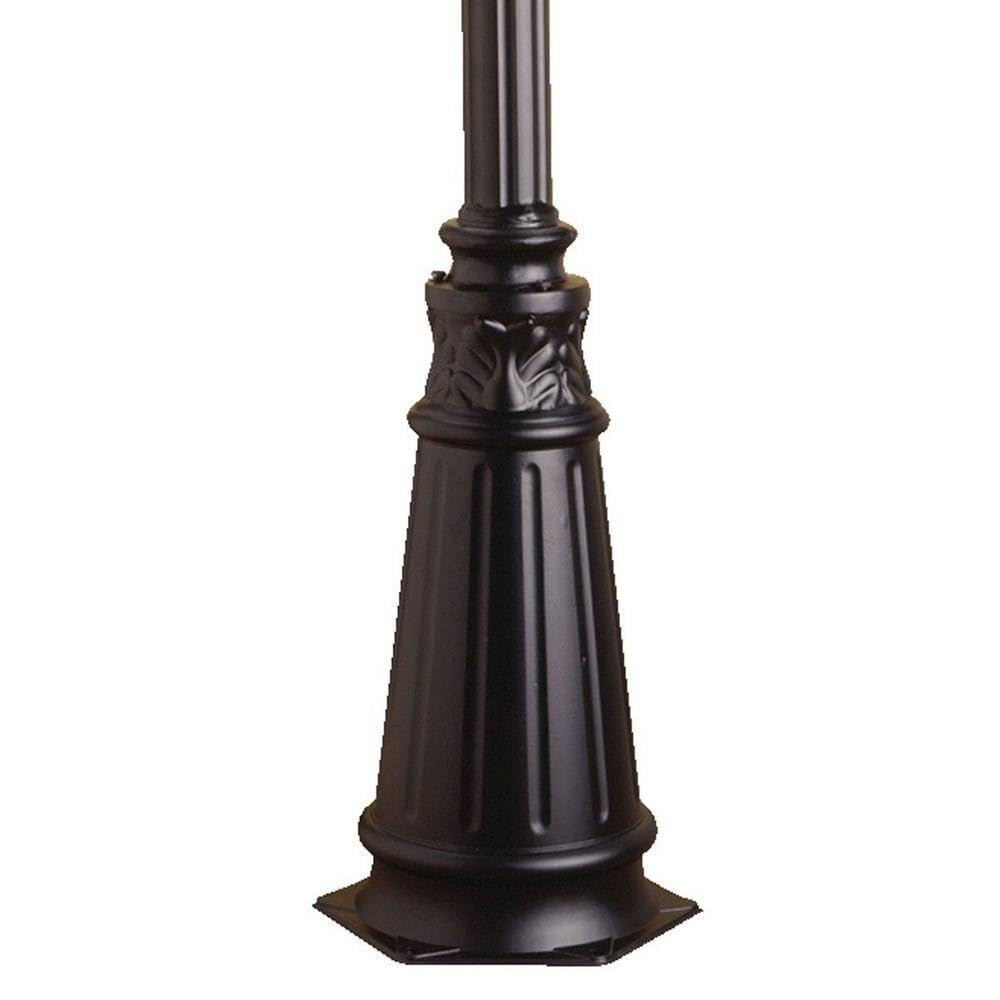 kichler-9510bk-aluminum-outdoor-post-light-support-black-72-inch image 1