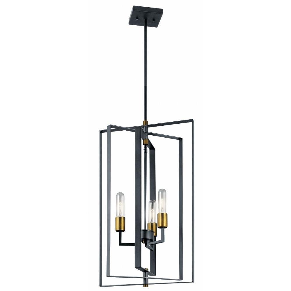 kichler-taubert-16-5-4-light-pendant-light-black-with-natural-brass image 8