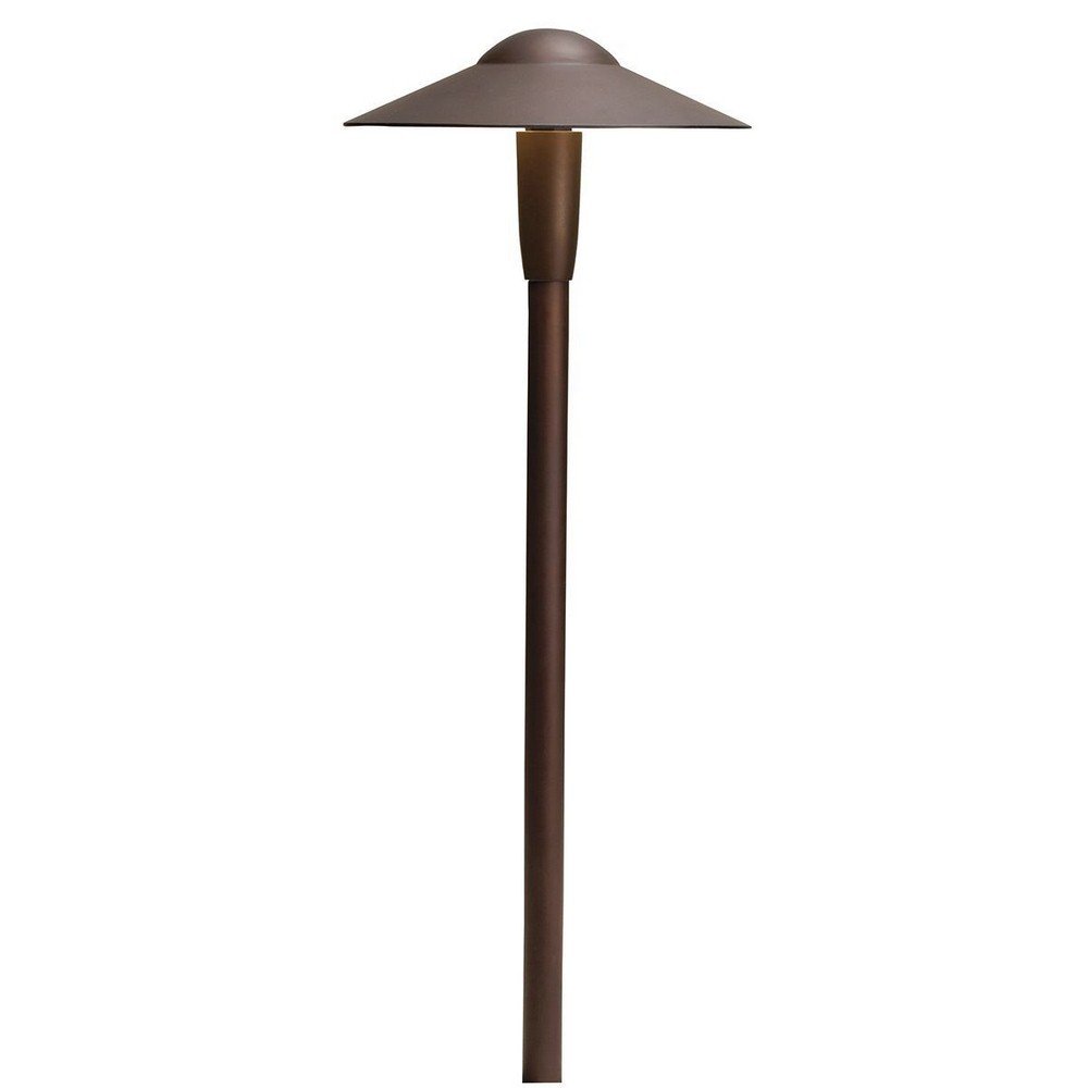 kichler-15810azt30r-led-dome-path-light-bronze-dark-finish-low-voltage-landscape image 1