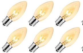 brightown-c9-light-bulbs-tungsten-filament-5-pack-replacement-bulbs image 1