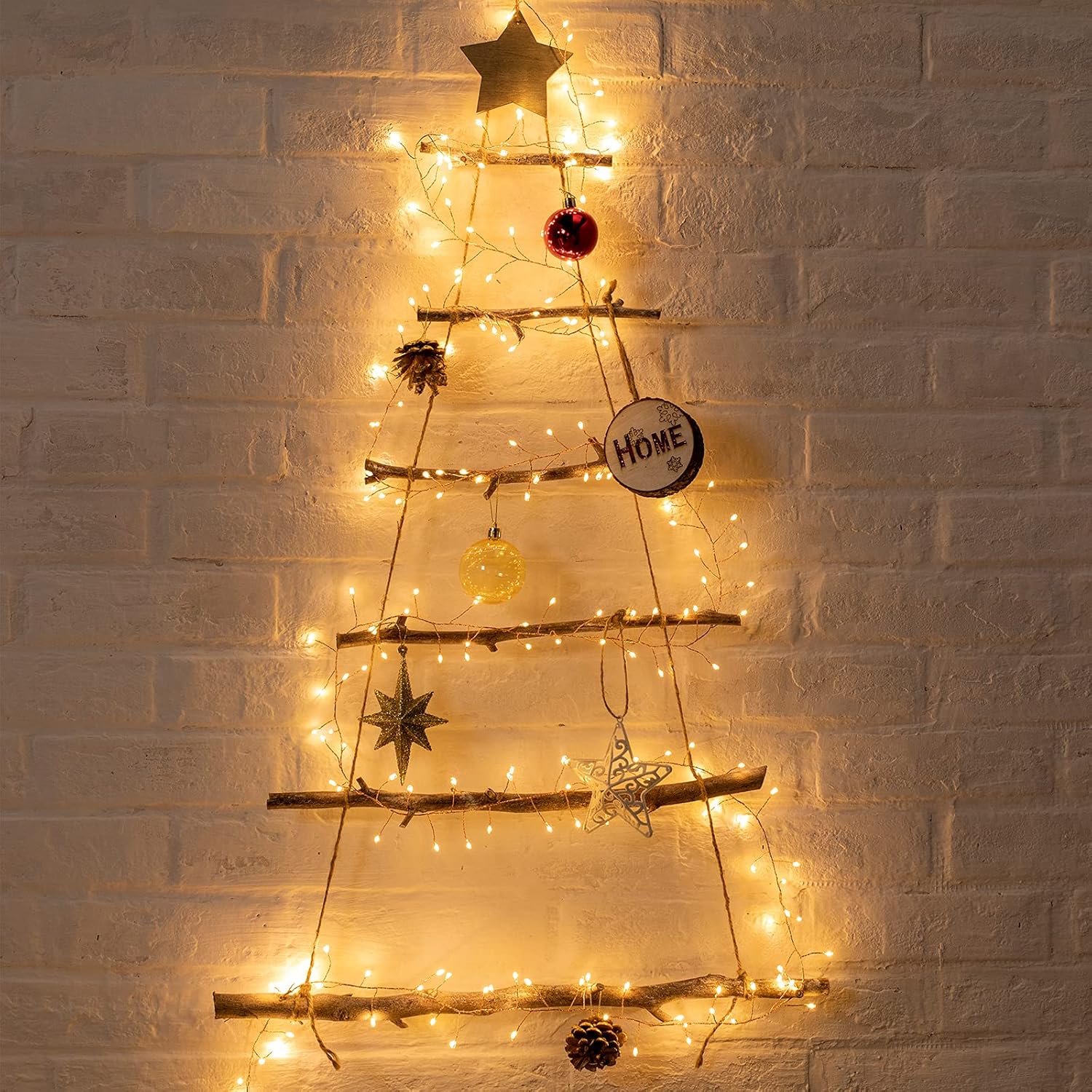 brightown-10ft-200led-firecracker-cluster-string-lights-with-8-modes-warm-white image 7