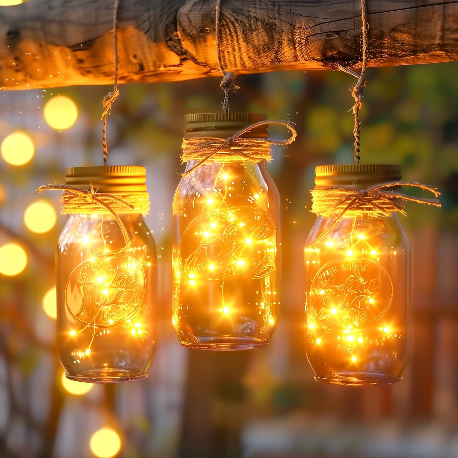brightown-2-pack-33ft-100-leds-plug-in-silver-wire-firefly-fairy-lights-adaptor- image 7