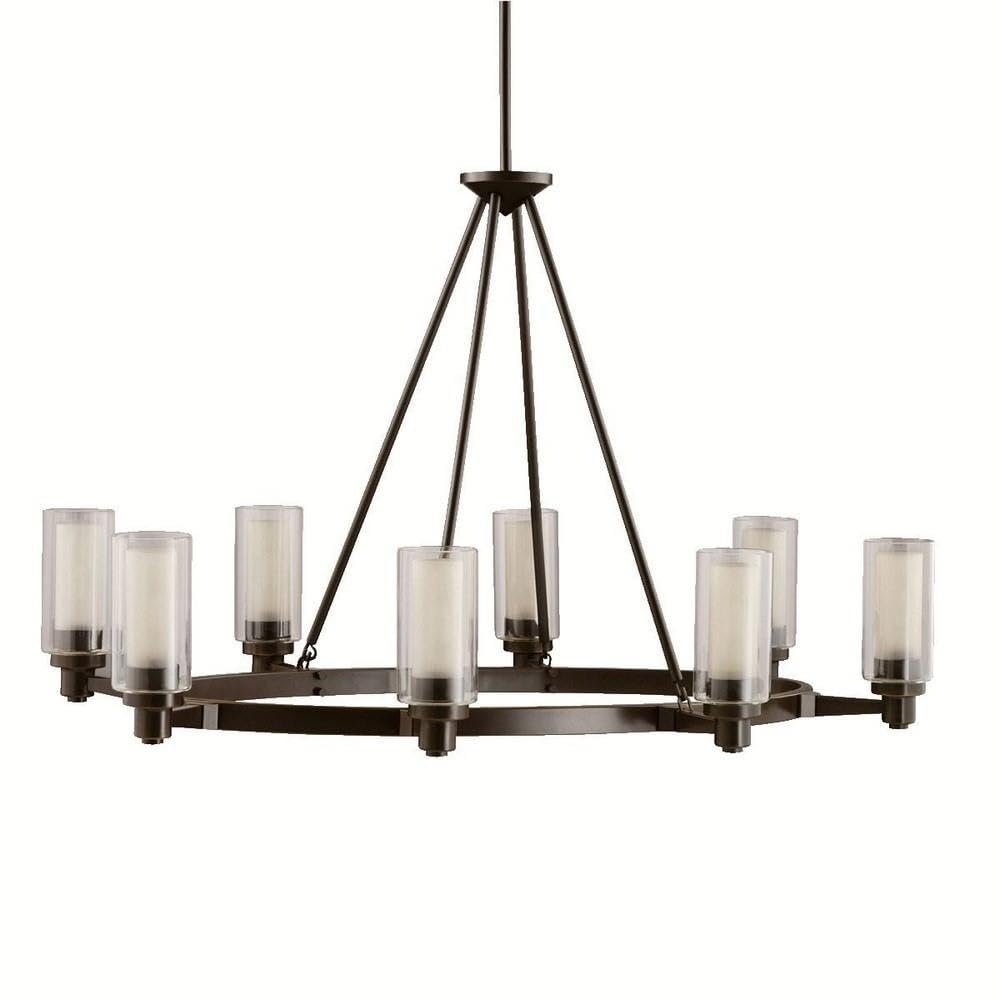 kichler-circolo-8-light-oval-chandelier-brushed-nickel image 6