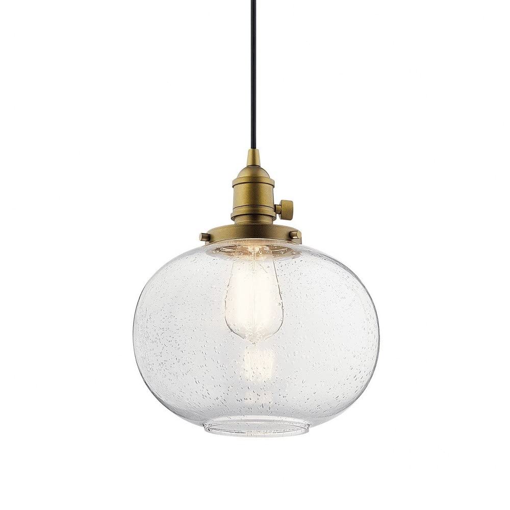 kichler-avery-9-75-1-light-mini-pendant-in-brushed-nickel-with-clear-seeded-glas image 3