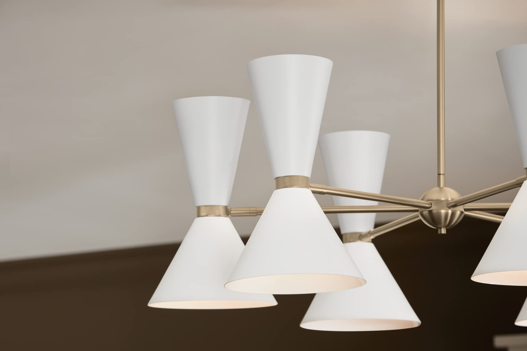 kichler-phix-12-light-chandelier-champagne-bronze-mid-century-modern-with-pivoti image 2