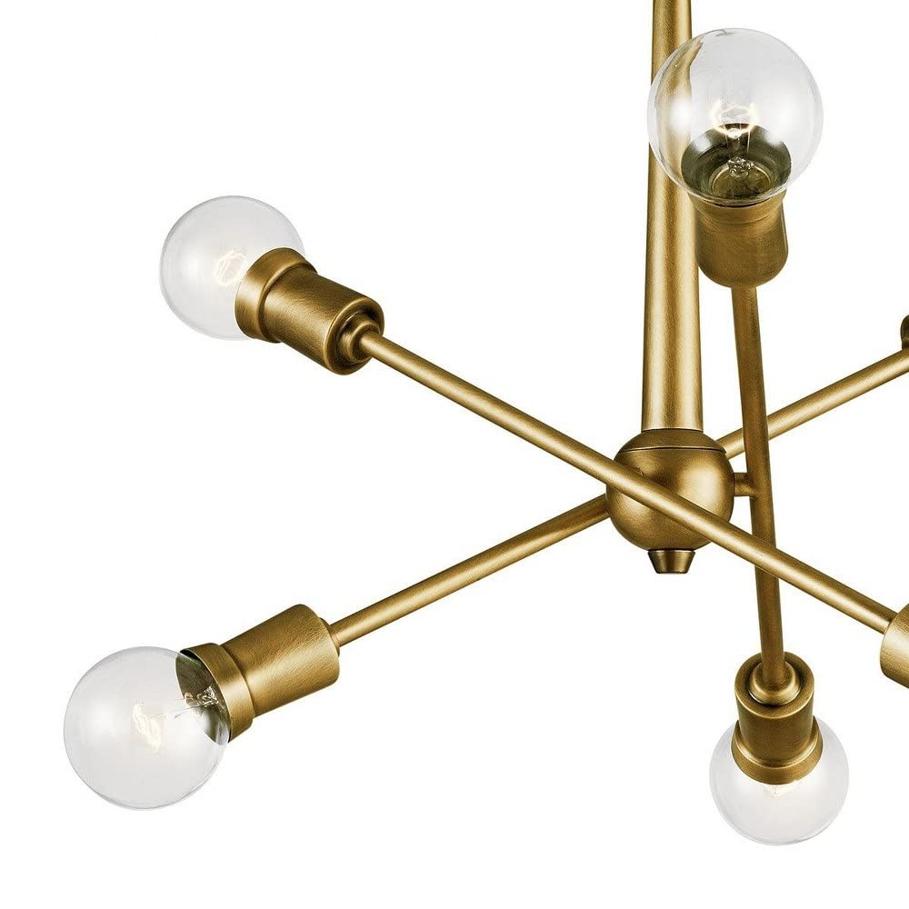 kichler-armstrong-6-light-sputnik-chandelier-in-black-adjustable-arms-27-75-diam image 4