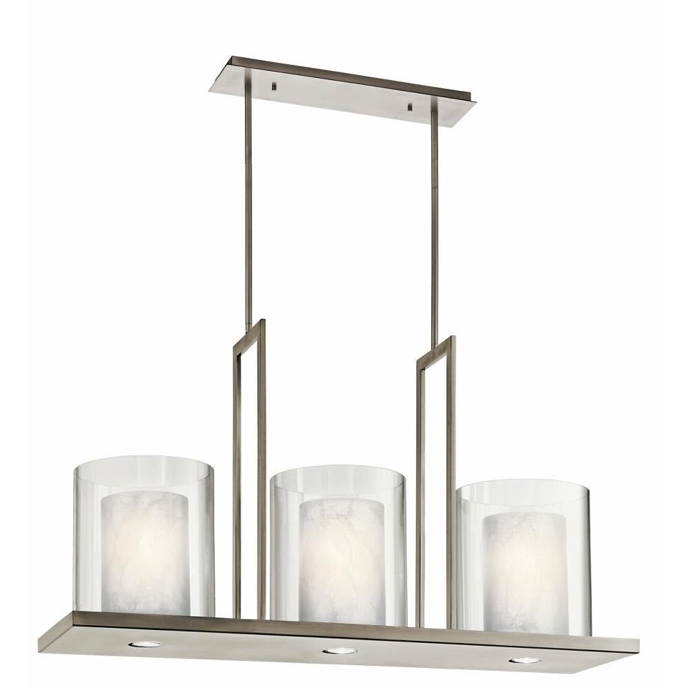 kichler-triad-40-6-light-linear-chandelier-with-uplights-and-downlights-classic- image 1