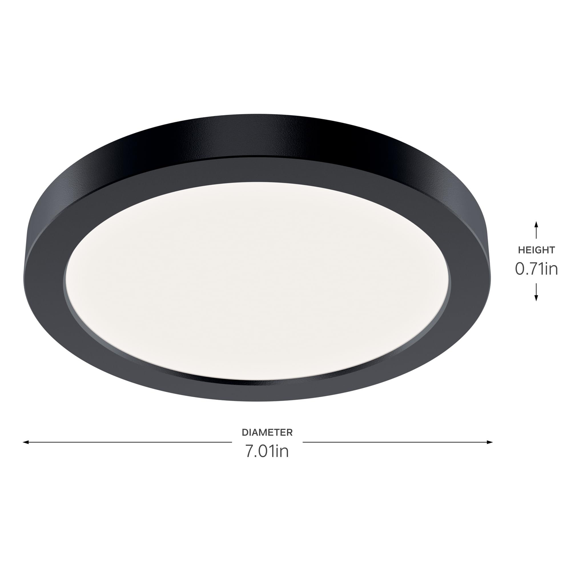 kichler-ara-led-downlight-light-black-950-lumen-dimmable-to-10 image 3