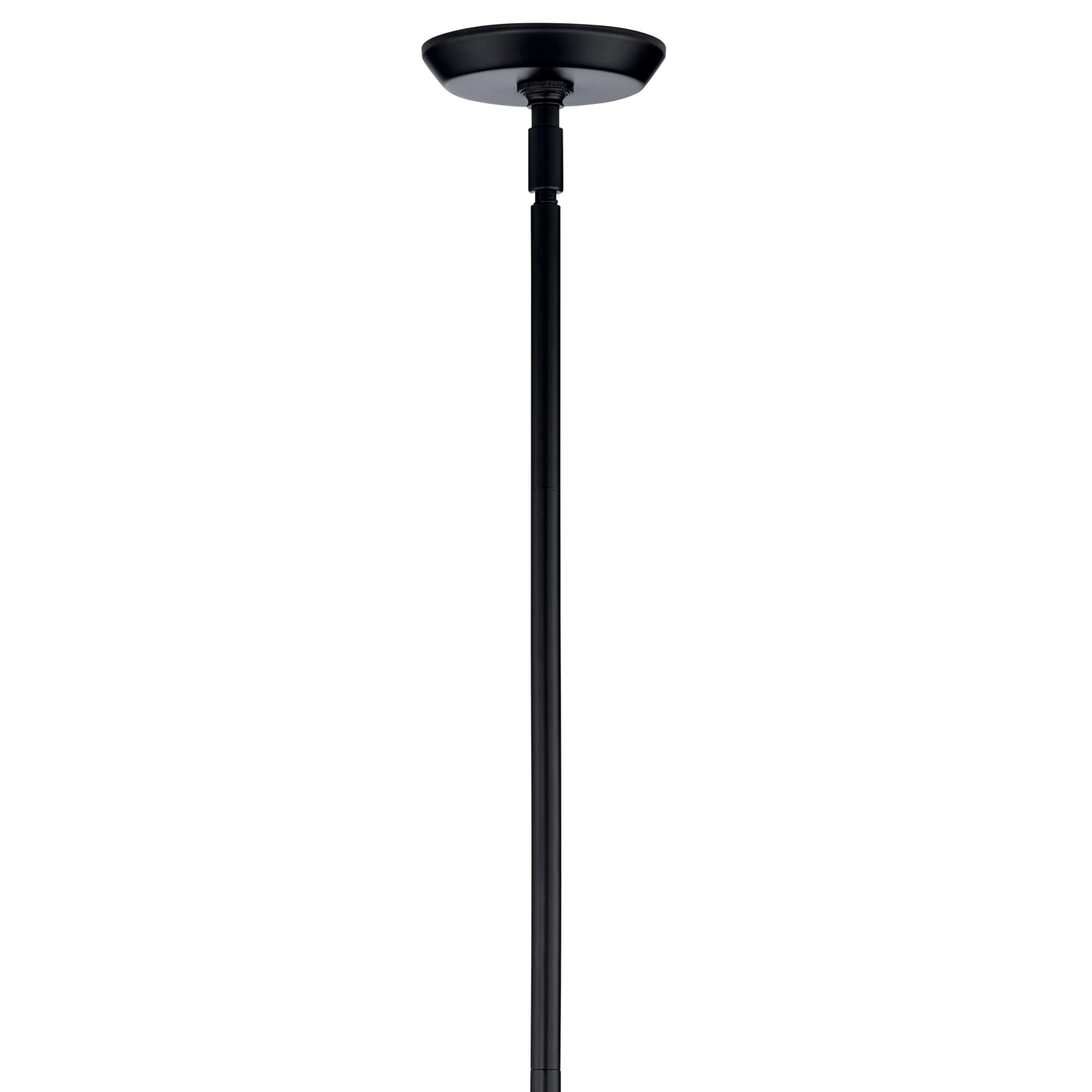 kichler-cassius-4-light-convertible-chandelier-black-soft-modern-with-opal-glass image 5