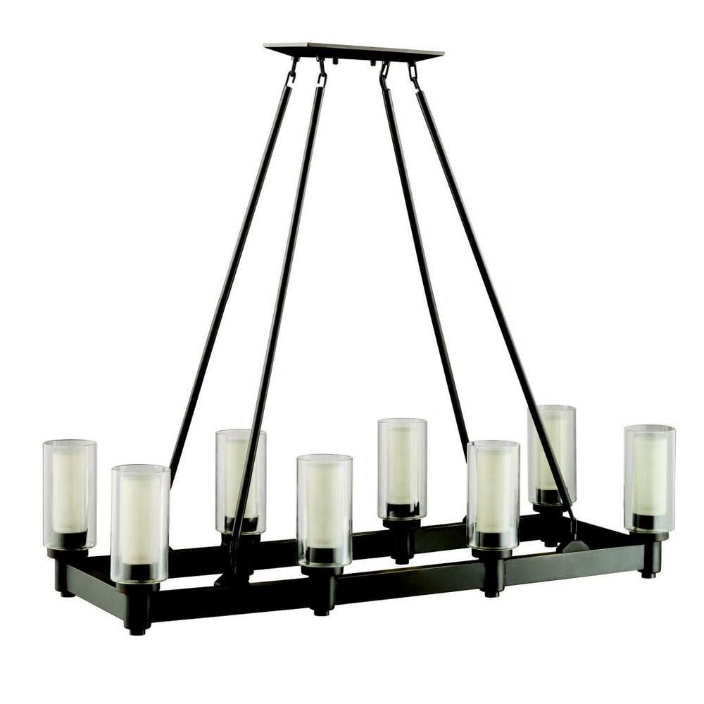 kichler-circolo-39-25-8-light-linear-chandelier-with-clear-and-umber-etched-glas image 1