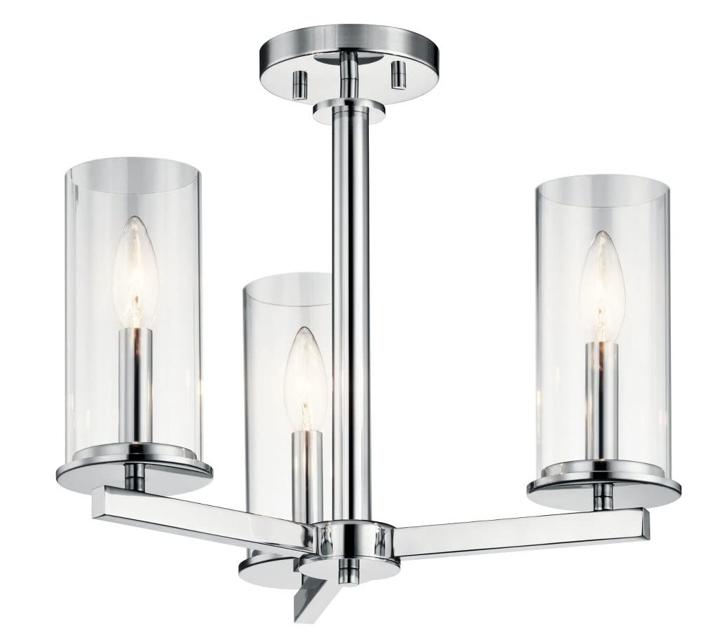 kichler-crosby-43997oz-3-light-convertible-chandelier-olde-bronze image 2