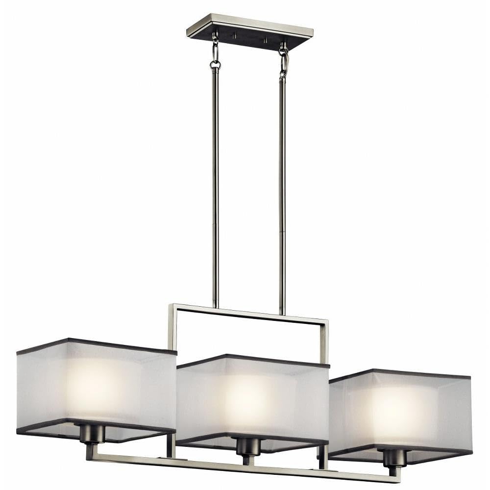 kichler-kailey-43437ni-3-light-linear-chandelier-brushed-nickel-organza-and-opal image 1