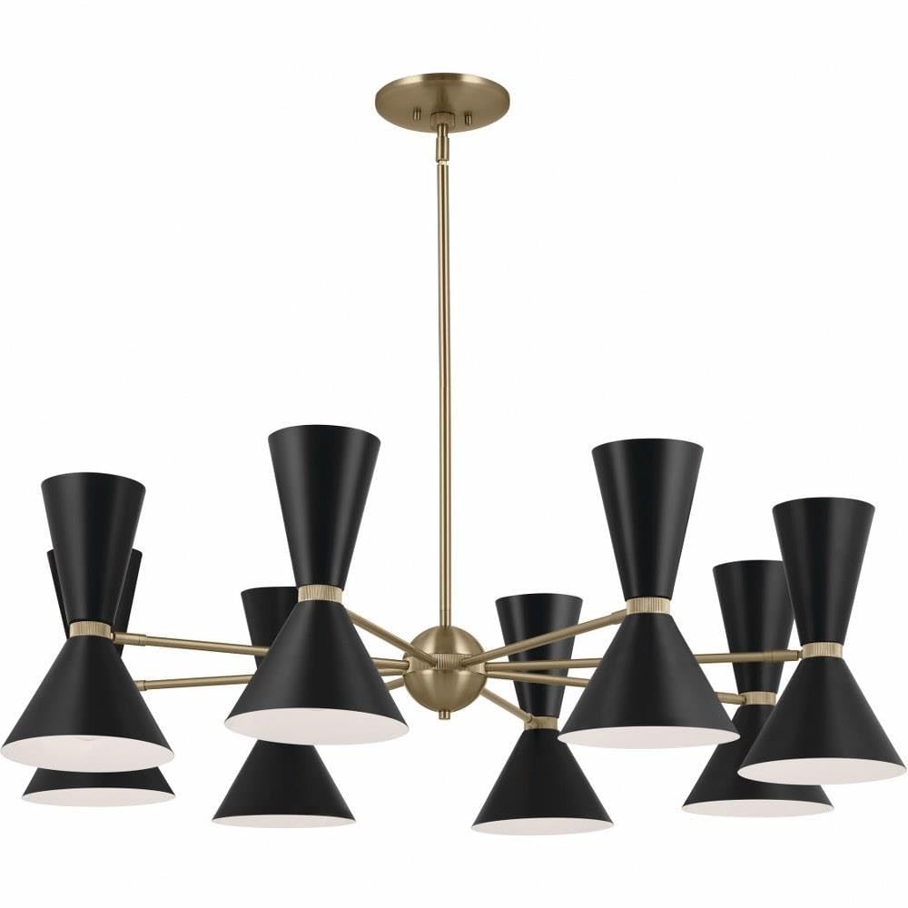 kichler-phix-48-75-16-light-chandelier-in-champagne-bronze-white-shades image 5