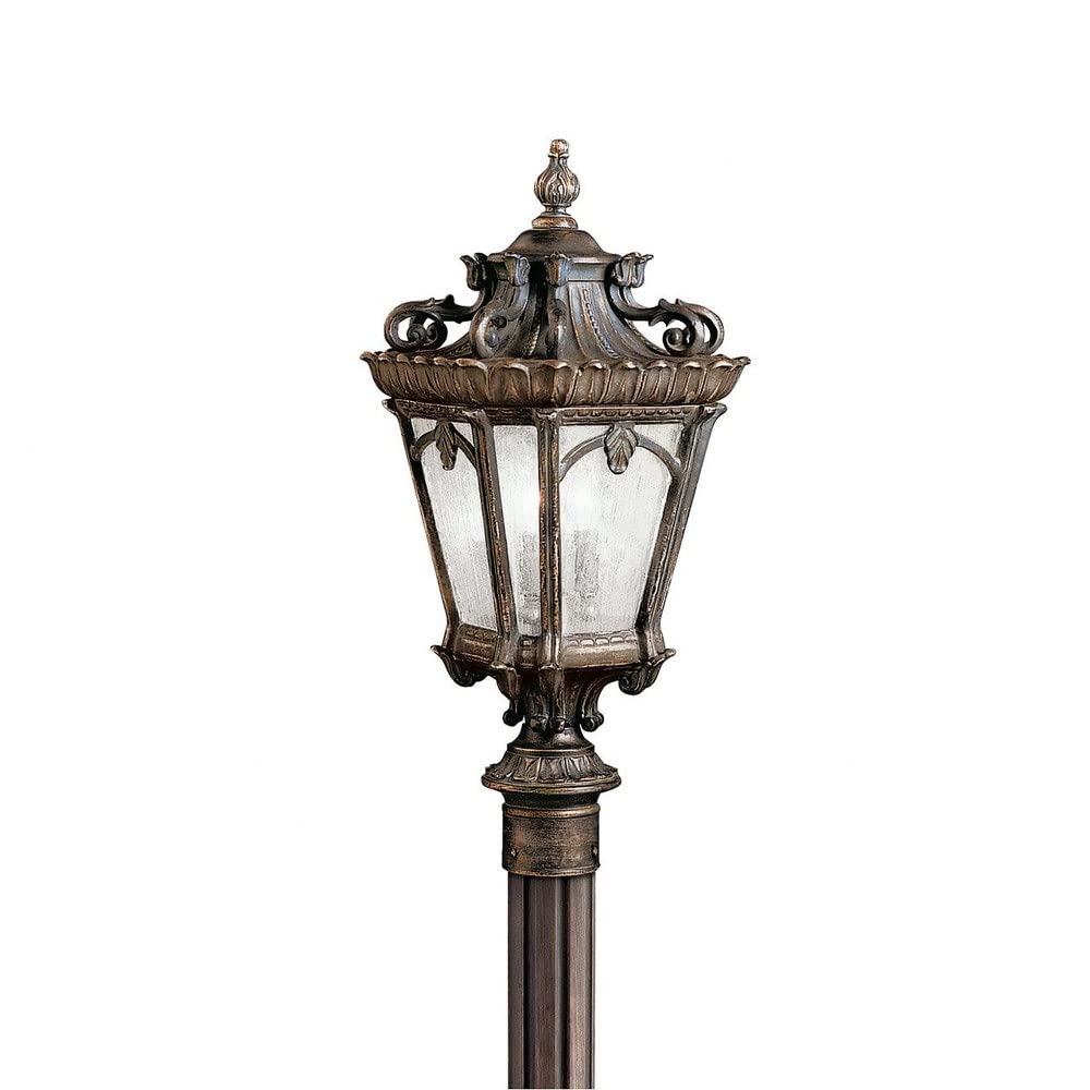 kichler-tournai-9559bkt-outdoor-post-light-textured-black-4-light image 2