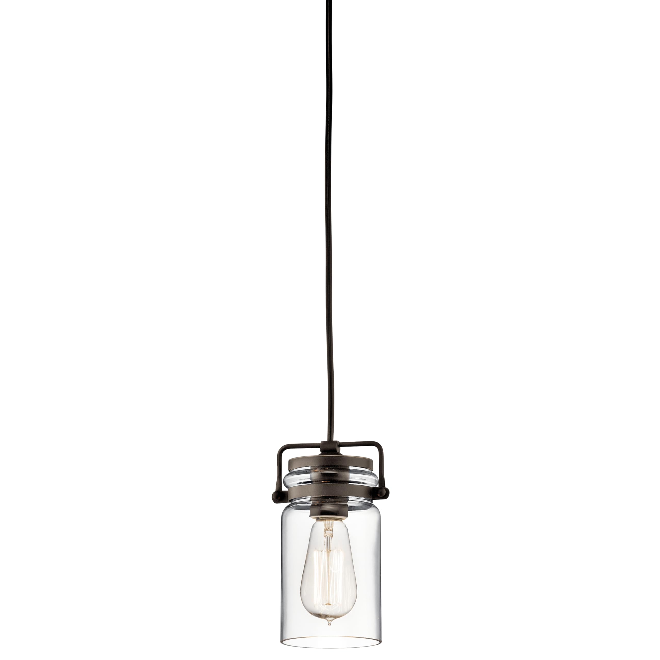 kichler-brinley-7-75-mini-pendant-in-olde-bronze-with-clear-glass-42878oz image 1