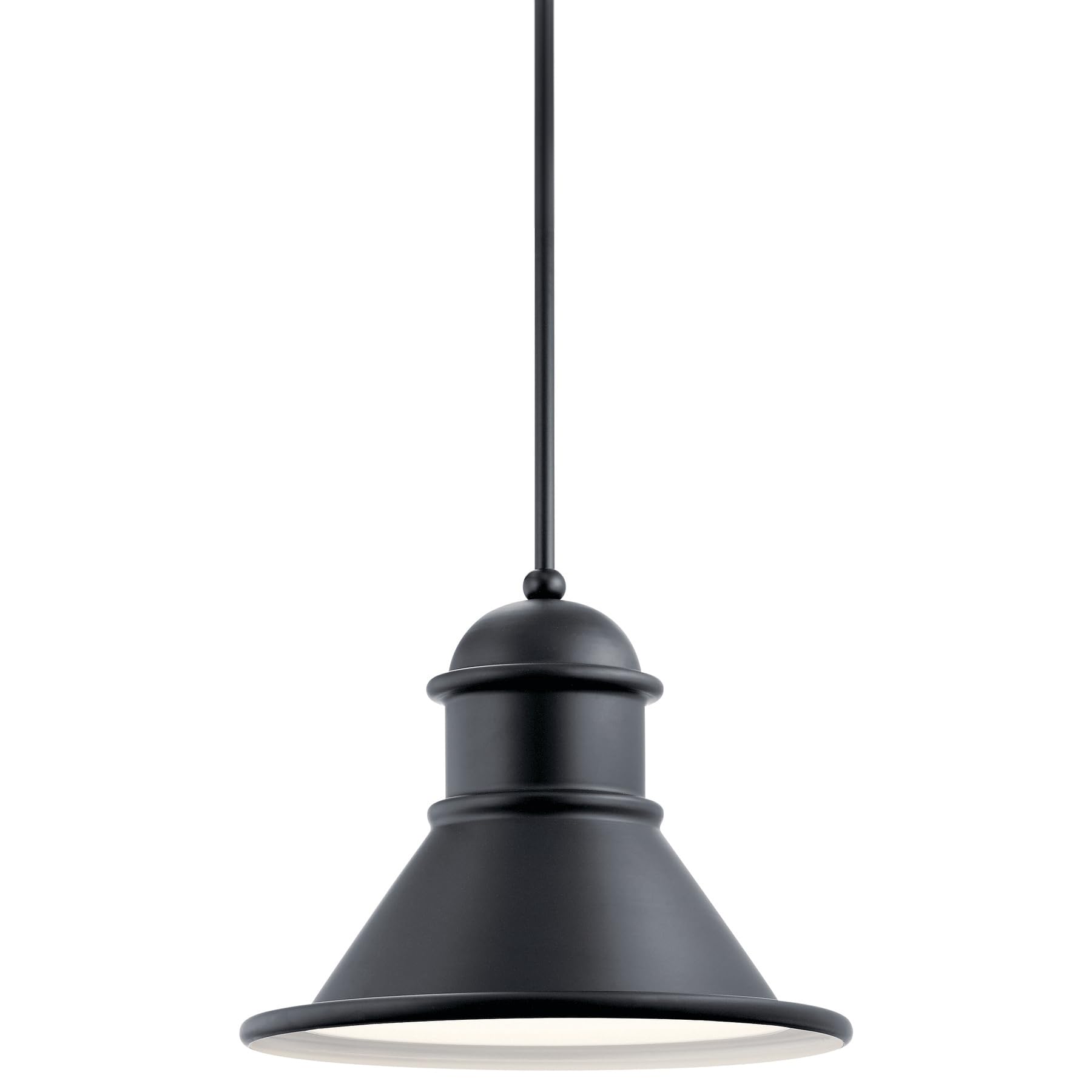 kichler-northland-49777bk-outdoor-hanging-pendant-matte-black image 2