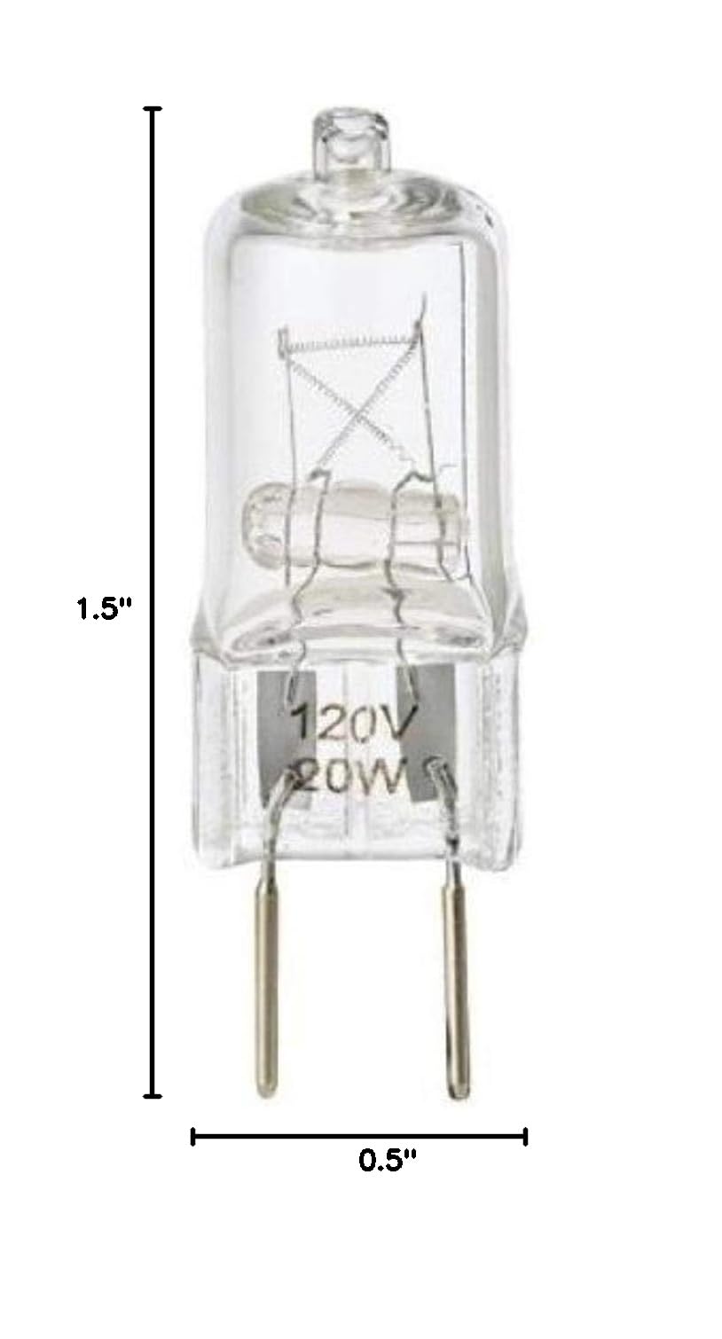 kichler-12090clr-120v-xenon-replacement-bulb-120v-20w-clear-bi-pin image 2