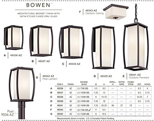 kichler-bowen-outdoor-post-mount-1-light-architectural-bronze-satin-etched-opal- image 6