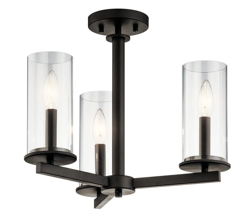kichler-crosby-43997oz-3-light-convertible-chandelier-olde-bronze image 3