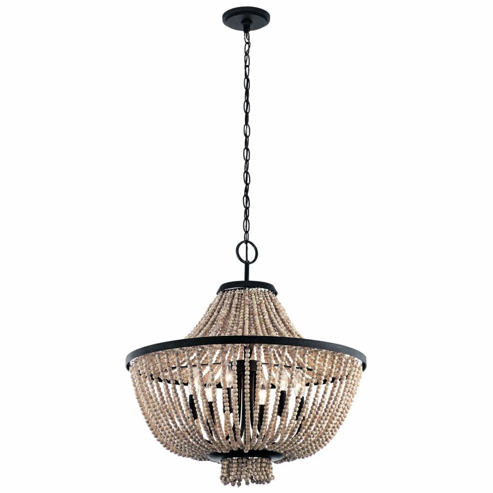 kichler-brisbane-24-75-6-light-chandelier-distressed-black-with-distressed-antiq image 4