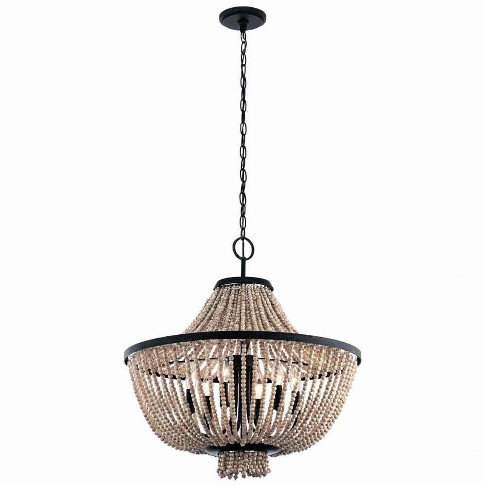 kichler-brisbane-24-75-6-light-chandelier-distressed-black-with-distressed-antiq image 1
