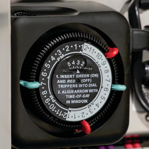kichler-15557bk-plug-in-landscape-lighting-timer-traditional-pin-settings-2-on-o image 8