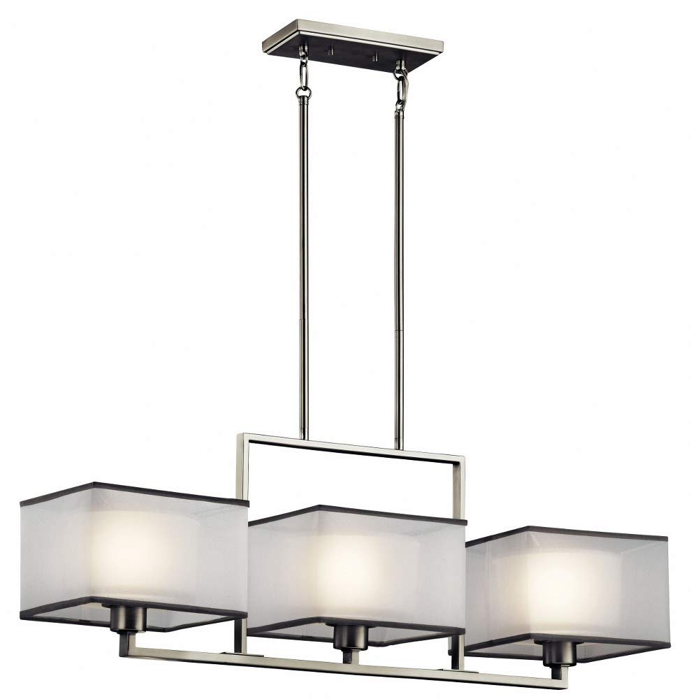 kichler-kailey-43437ni-3-light-linear-chandelier-brushed-nickel-organza-and-opal image 4
