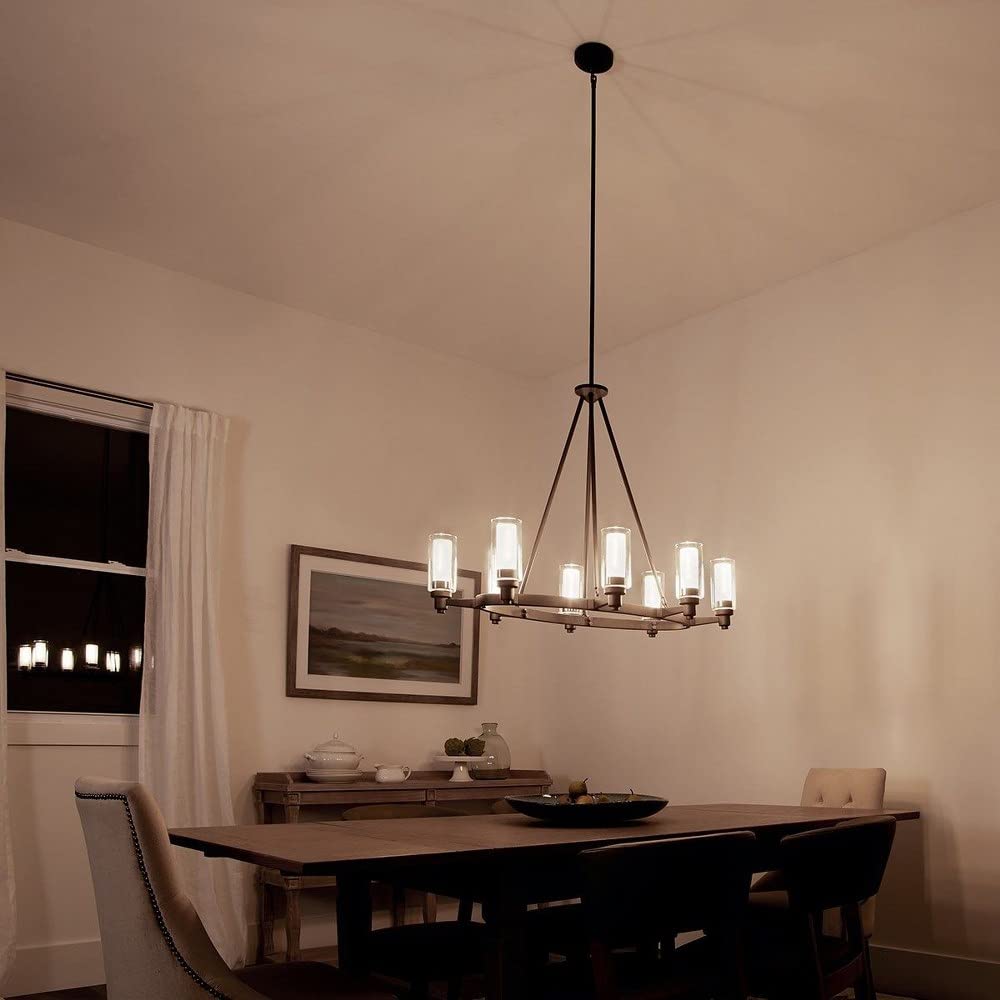 kichler-circolo-8-light-oval-chandelier-brushed-nickel image 5