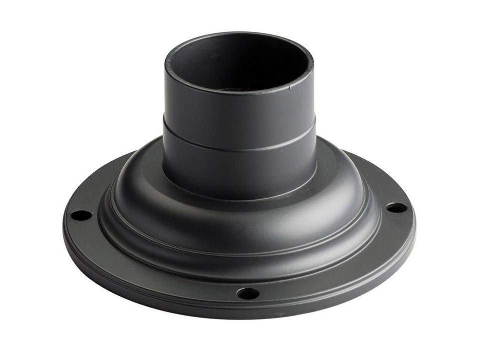 kichler-9530bk-outdoor-pedestal-adapter-light-black-cast-aluminum-mounting-adapt image 2