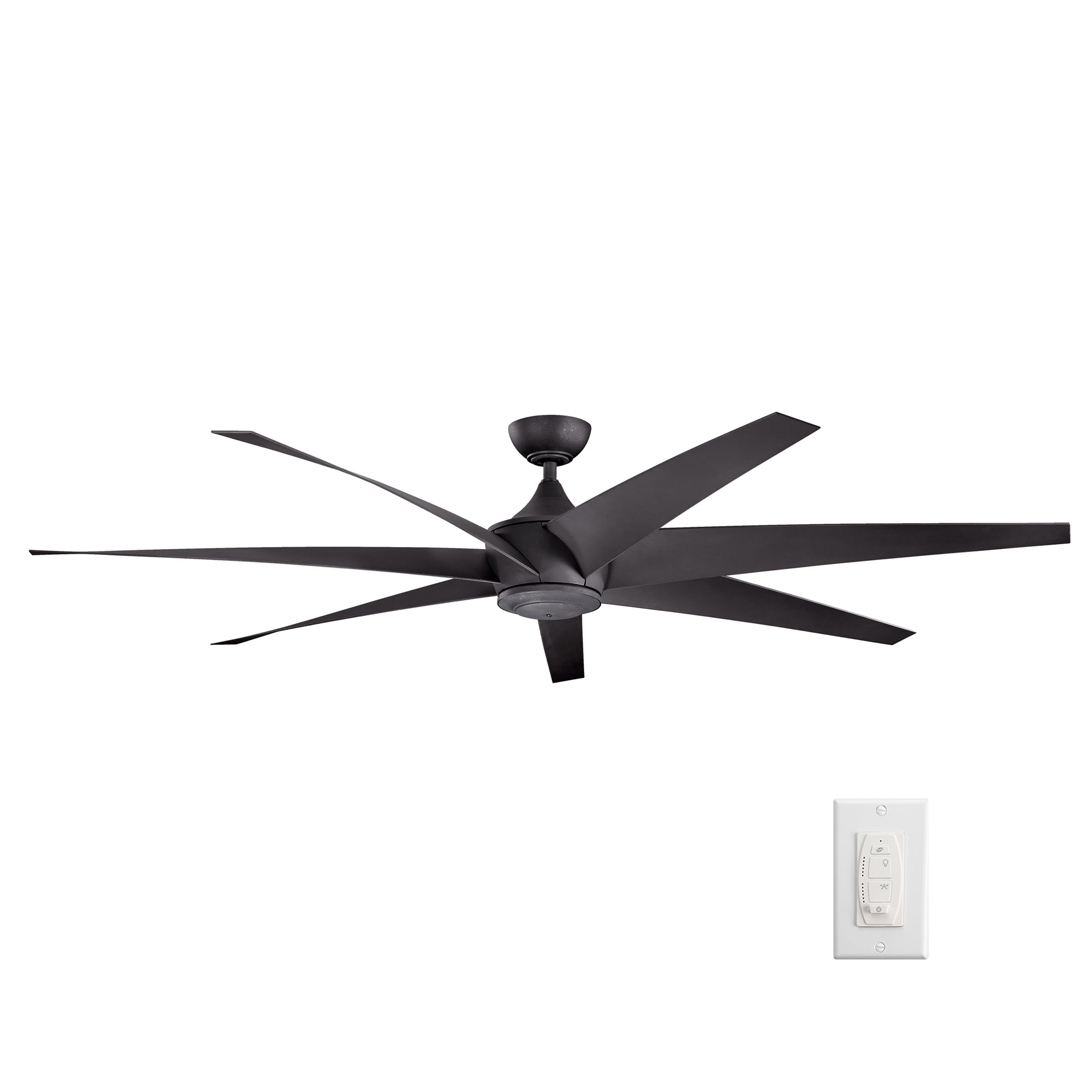 kichler-lehr-80-ceiling-fan-in-distressed-black-7-blade-indoor-outdoor-dc-motor- image 1