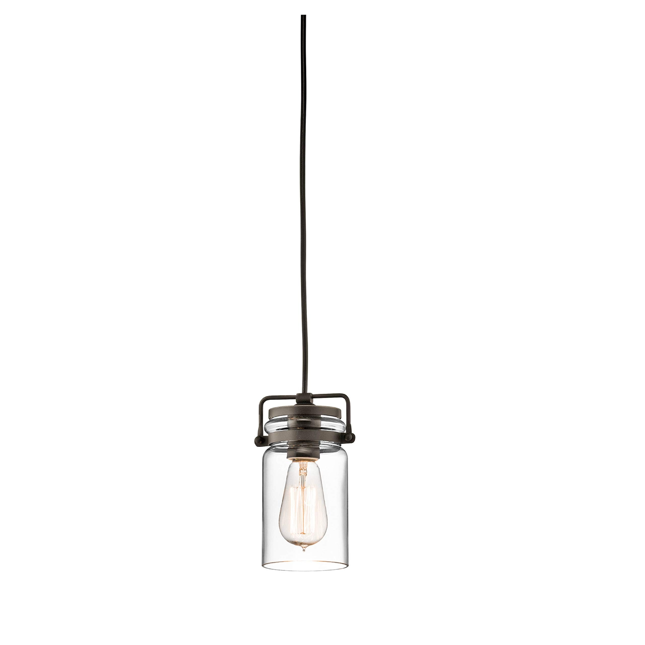 kichler-brinley-7-75-mini-pendant-in-olde-bronze-with-clear-glass-42878oz image 4