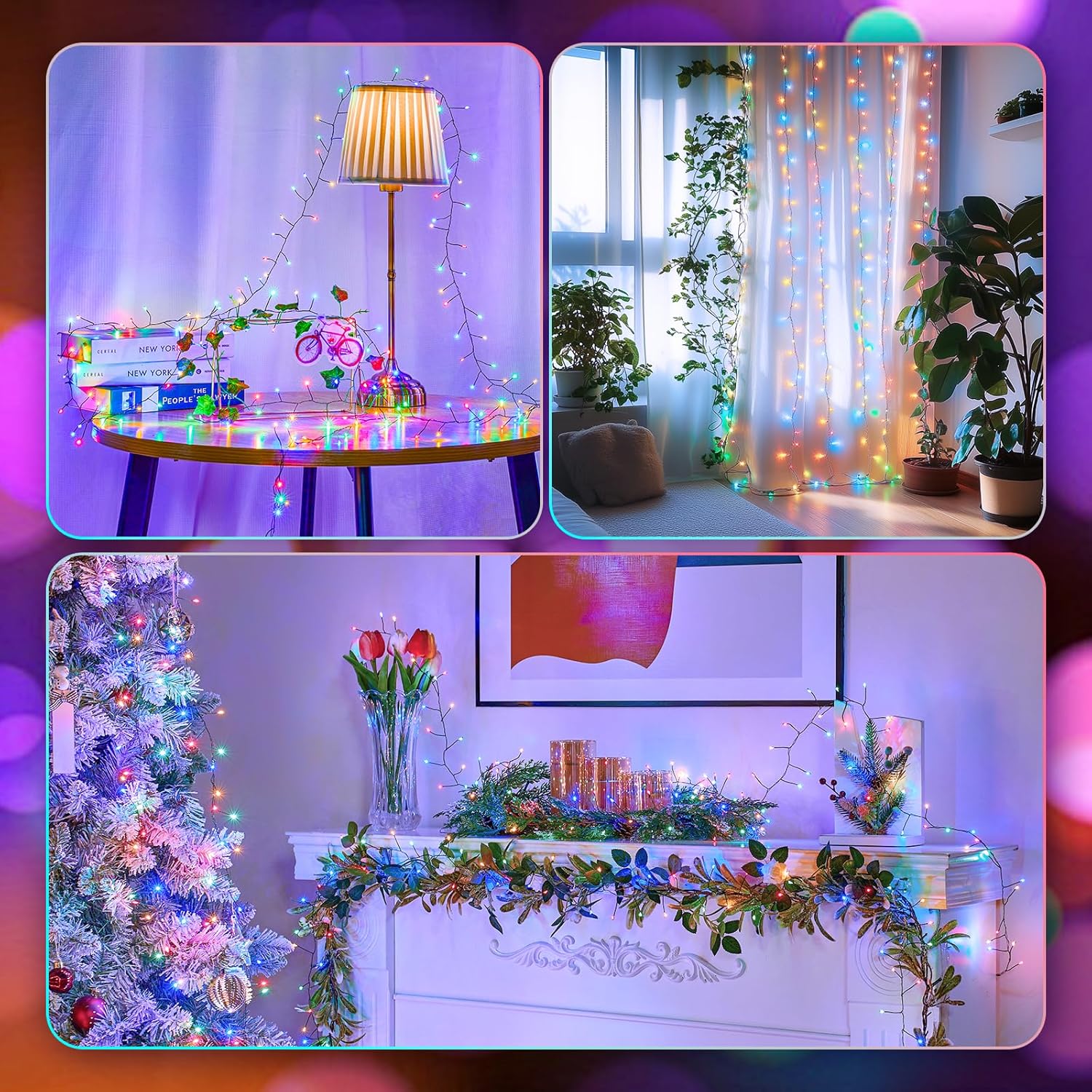 brightown-10ft-multicolor-firecracker-fairy-lights-120-led-battery-operated-bend image 6
