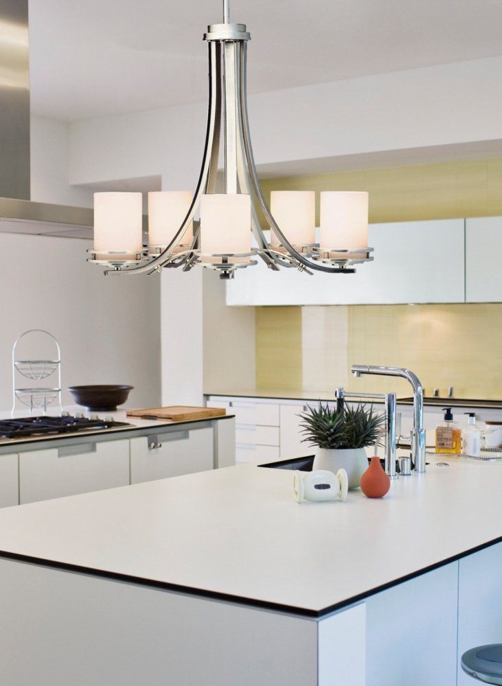 kichler-hendrik-1672ni-5-light-chandelier-brushed-nickel image 2