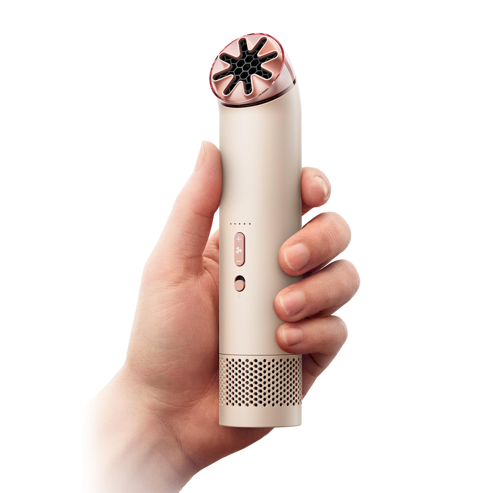 dyson-hushjet-mini-cool-fan-stone-blush image 1