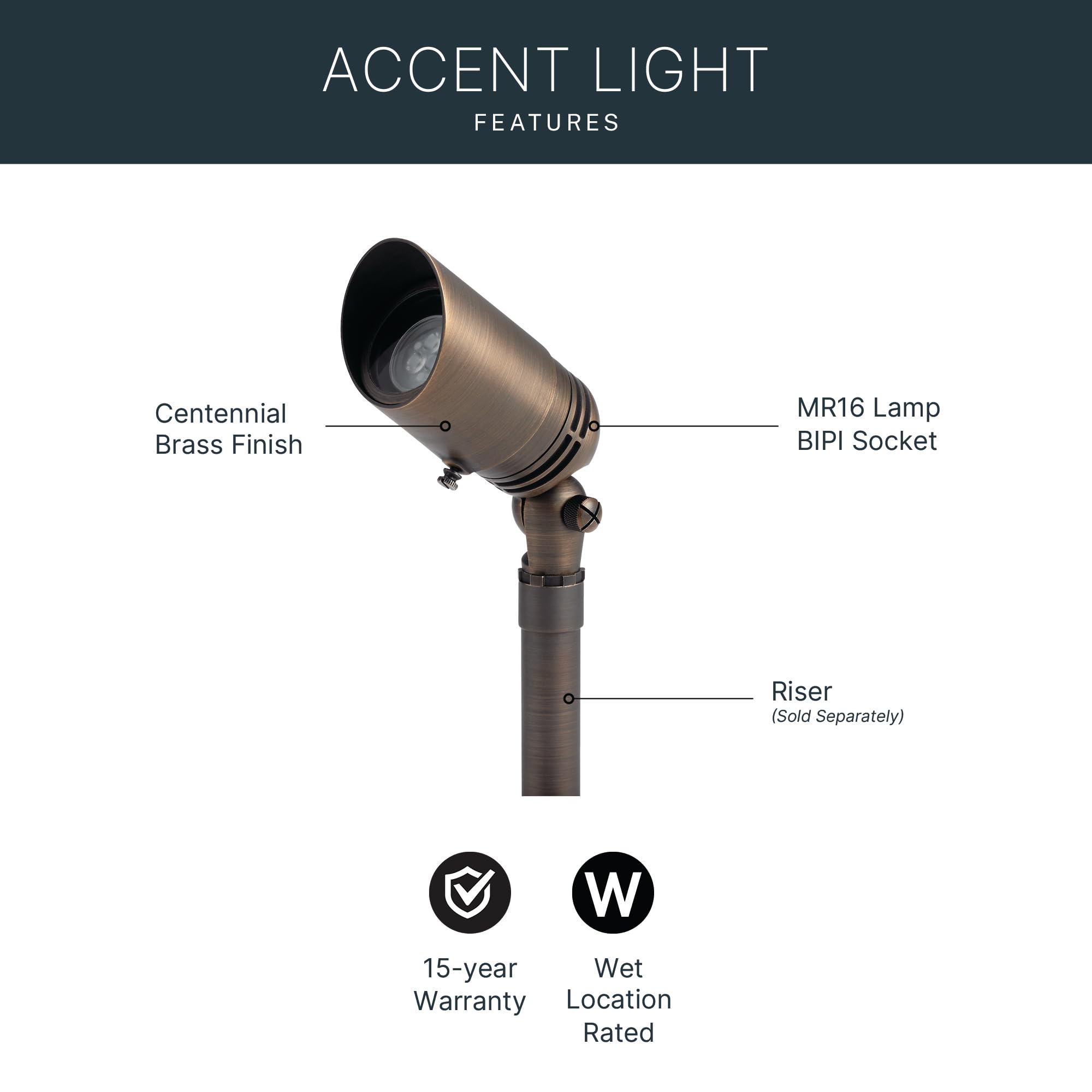 kichler-15485cbr-mr-16-adjustable-cowl-landscape-spotlight-centennial-brass image 4
