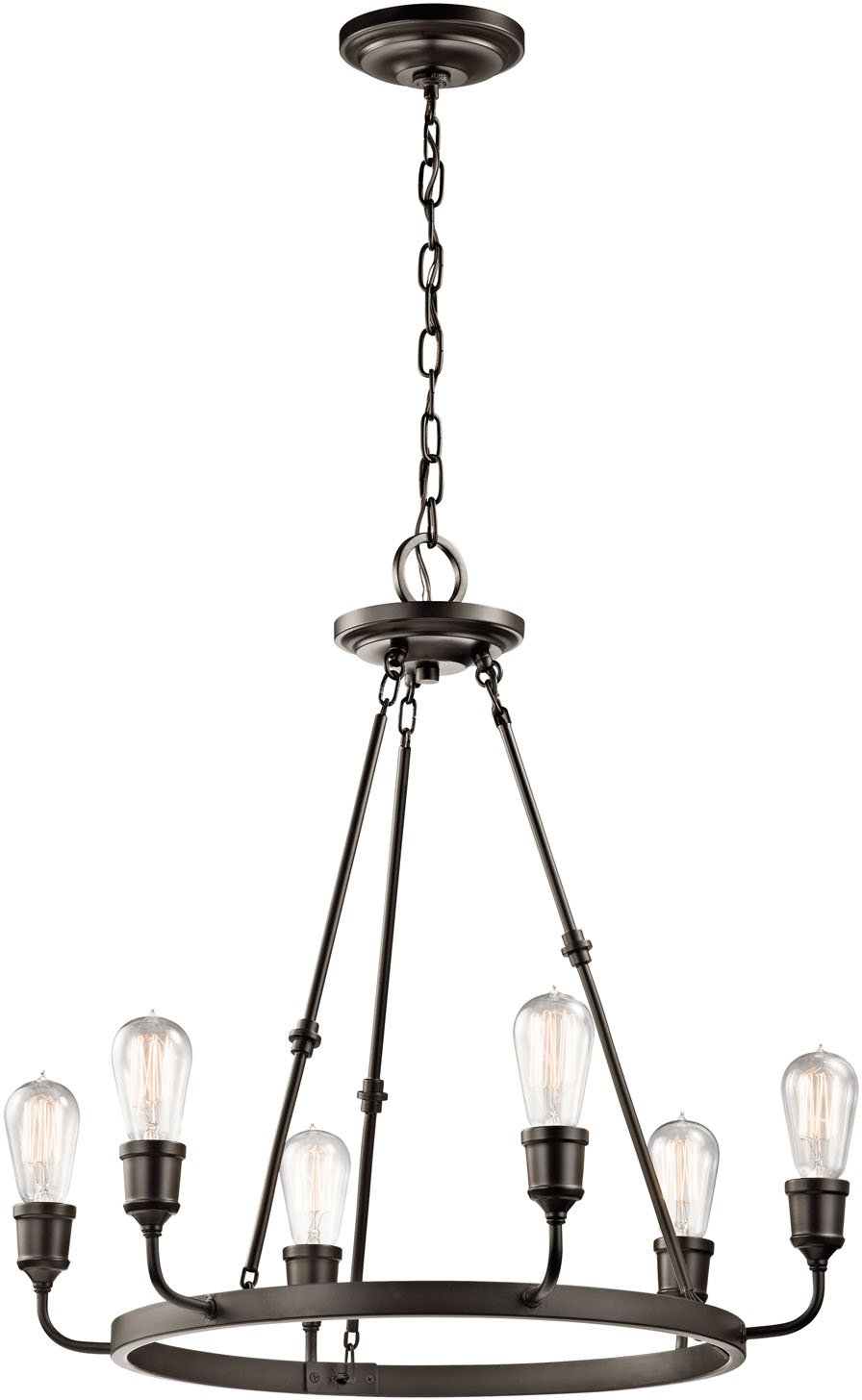 kichler-lucien-42708oz-6-light-chandelier-olde-bronze image 1