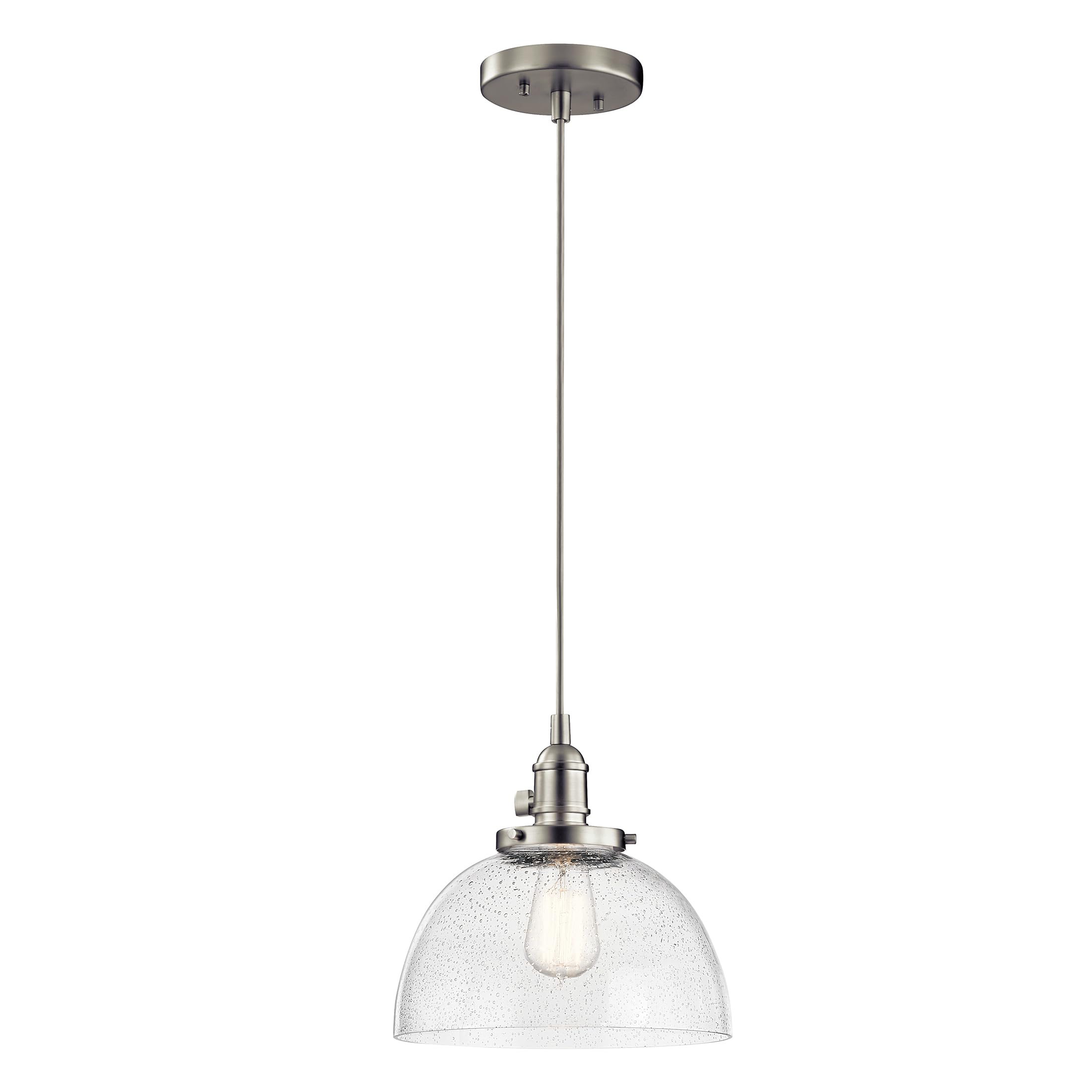kichler-avery-9-25-1-light-wall-sconce-brushed-nickel-clear-seeded-glass-43853ni image 1