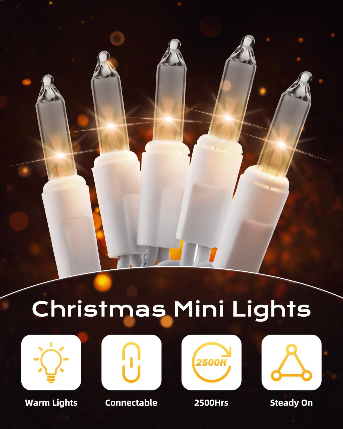 brightown-20ft-100-led-plug-in-clear-mini-incandescent-string-lights-for-christm image 6