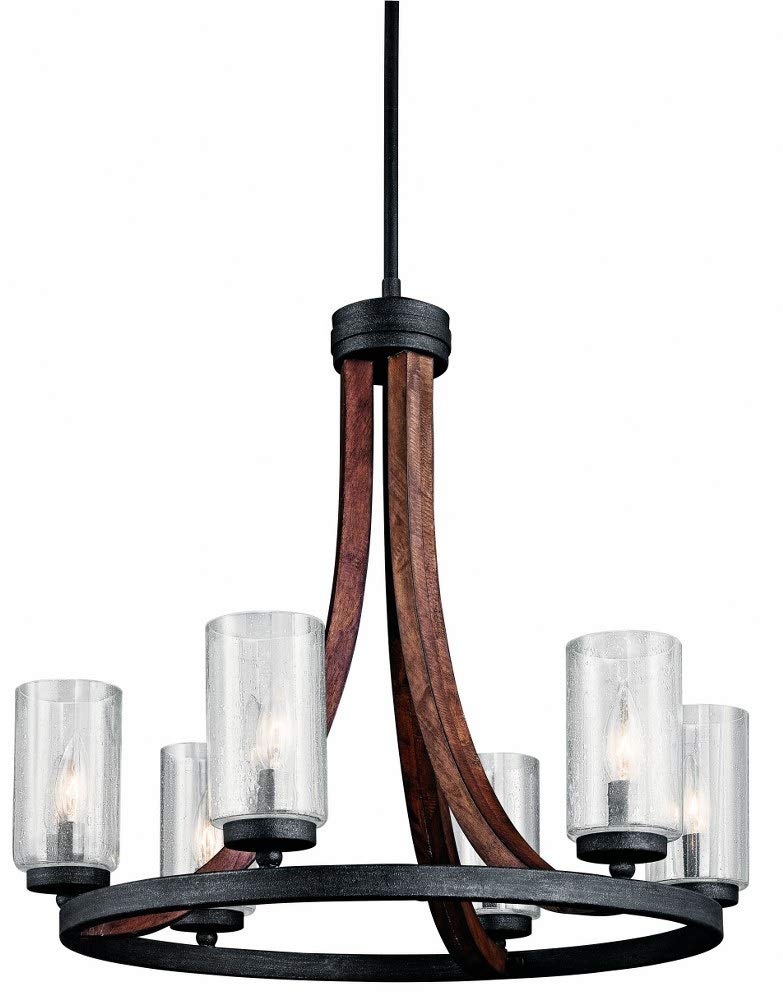 kichler-grand-bank-6-light-chandelier-auburn-stained-wood-distressed-black-metal image 8