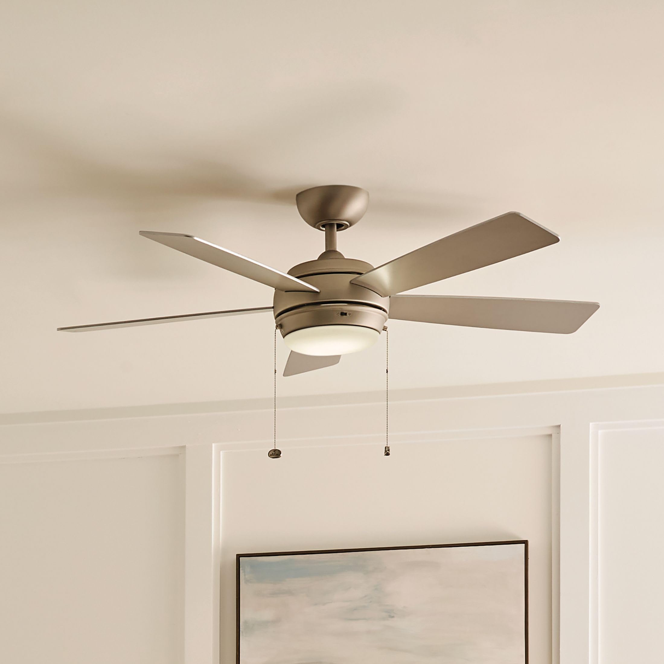 kichler-starkk-52-ceiling-fan-with-dimmable-led-light-brushed-nickel-reversible- image 2