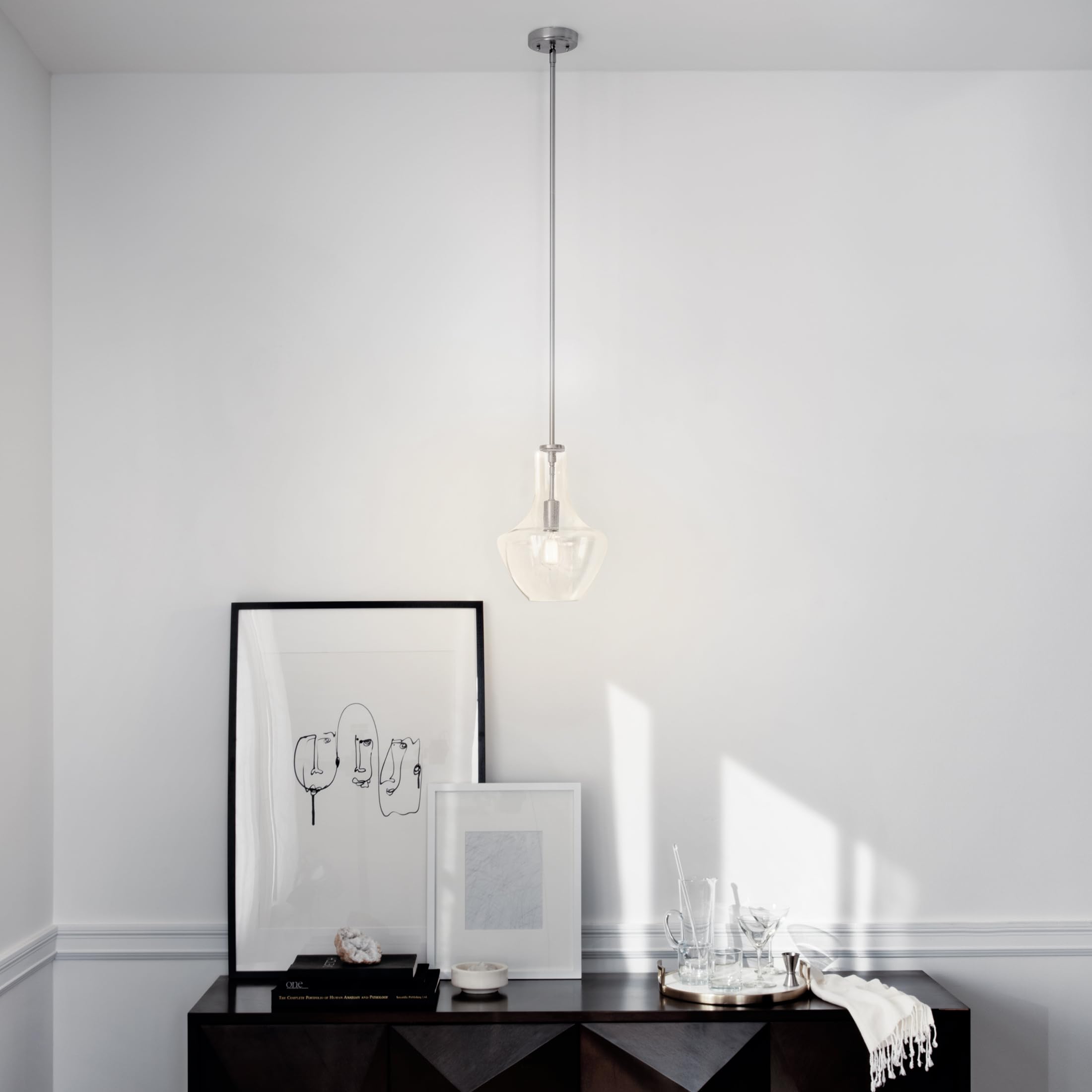 kichler-everly-bell-pendant-light-seeded-glass-brushed-nickel-42141nics image 6