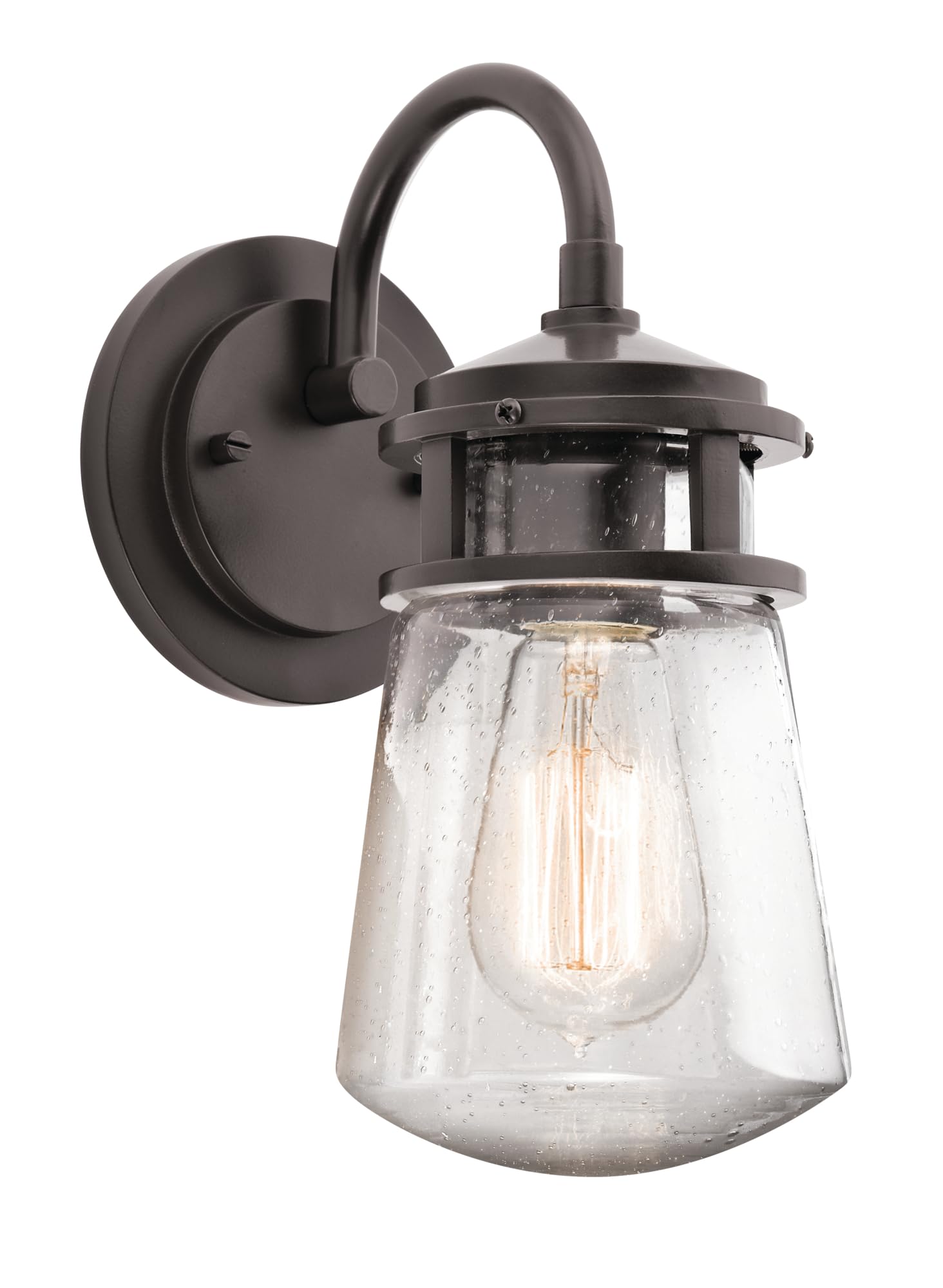 kichler-lyndon-11-25-wall-sconce-in-architectural-bronze-1-light-indoor-outdoor- image 1