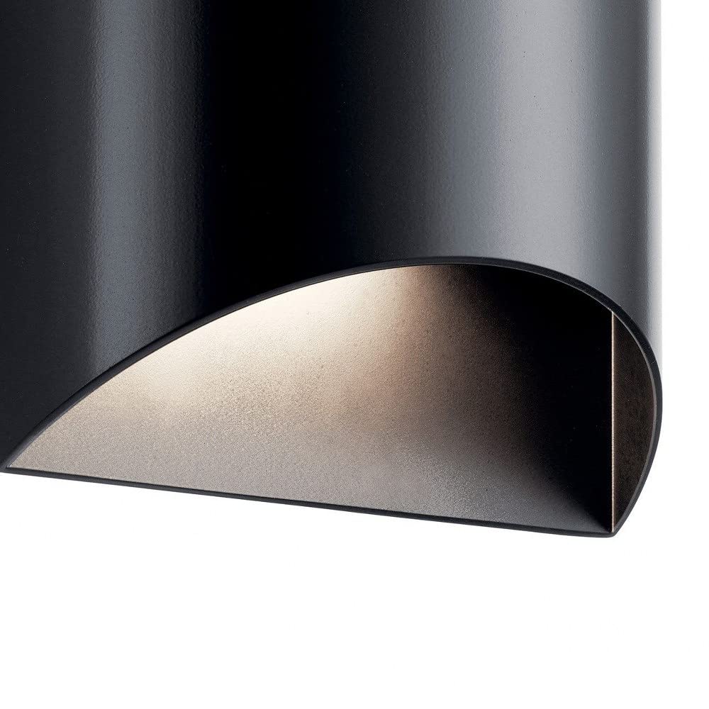 kichler-wesley-led-outdoor-wall-sconce-textured-architectural-bronze-integrated- image 3