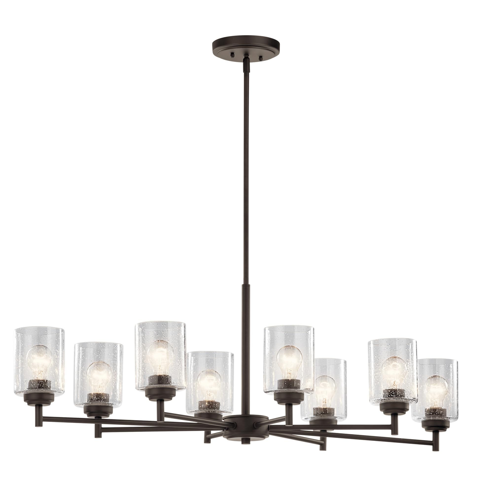 kichler-winslow-14-75-8-light-oval-chandelier-with-clear-seeded-glass-in-olde-br image 1