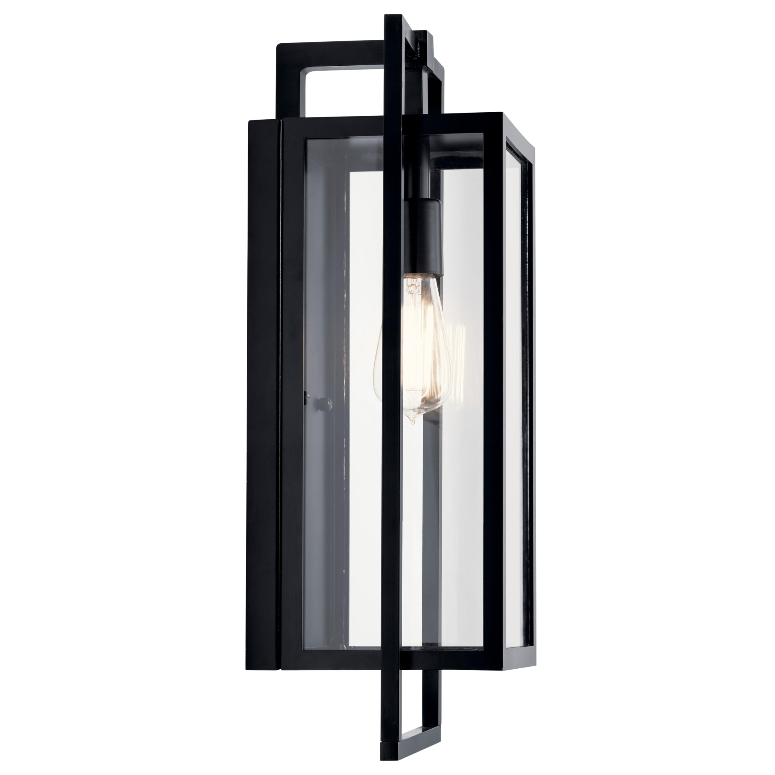 kichler-goson-1-light-outdoor-wall-light-in-black-59087bk image 4