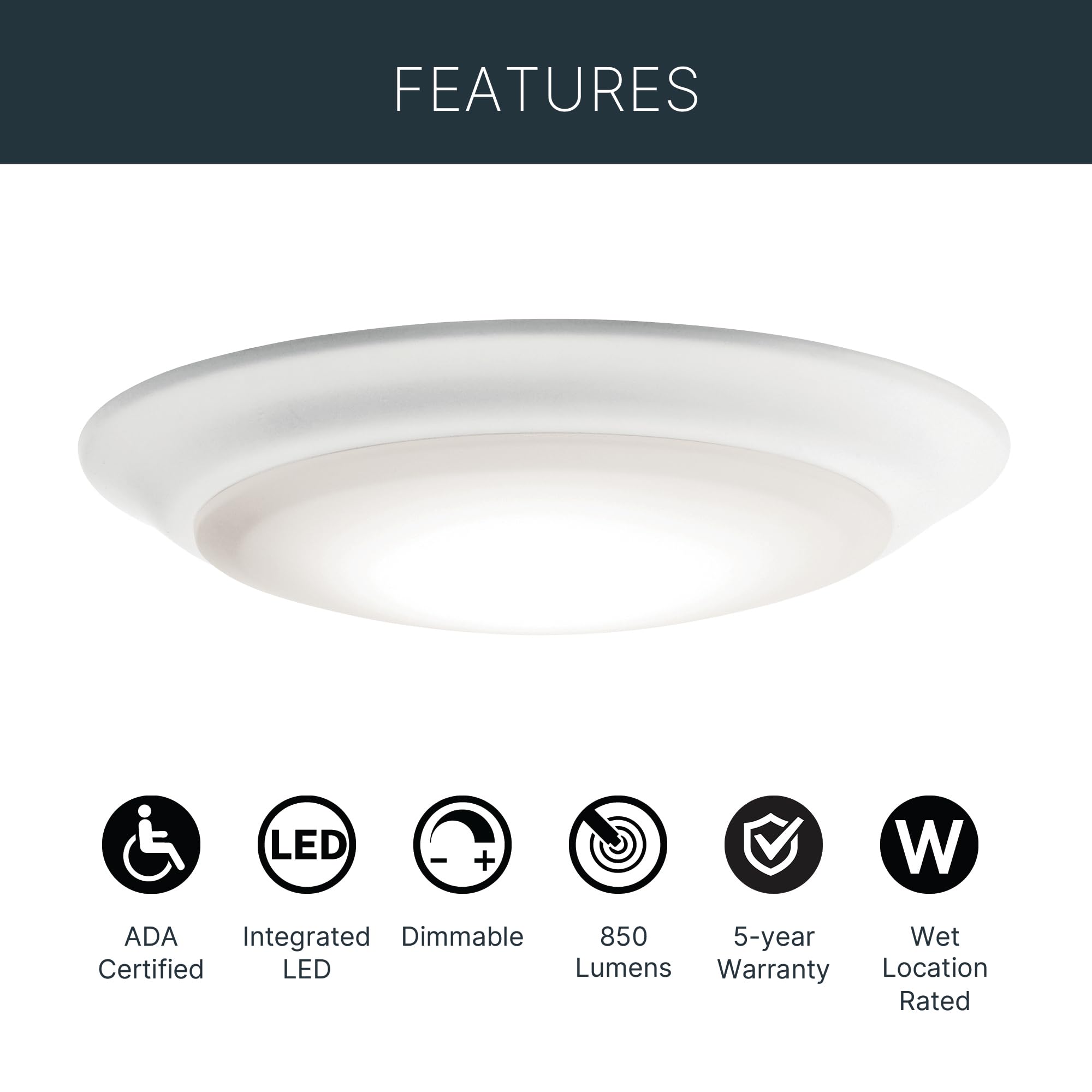 kichler-gen-1-led-downlight-flush-mount-white-3000k-43846whled30 image 2